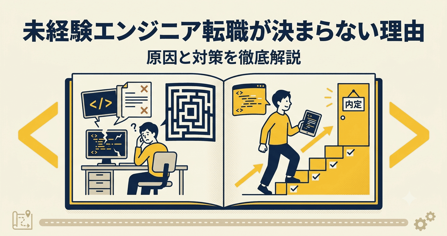 未経験Webエンジニア転職が決まらない5つの原因と対策