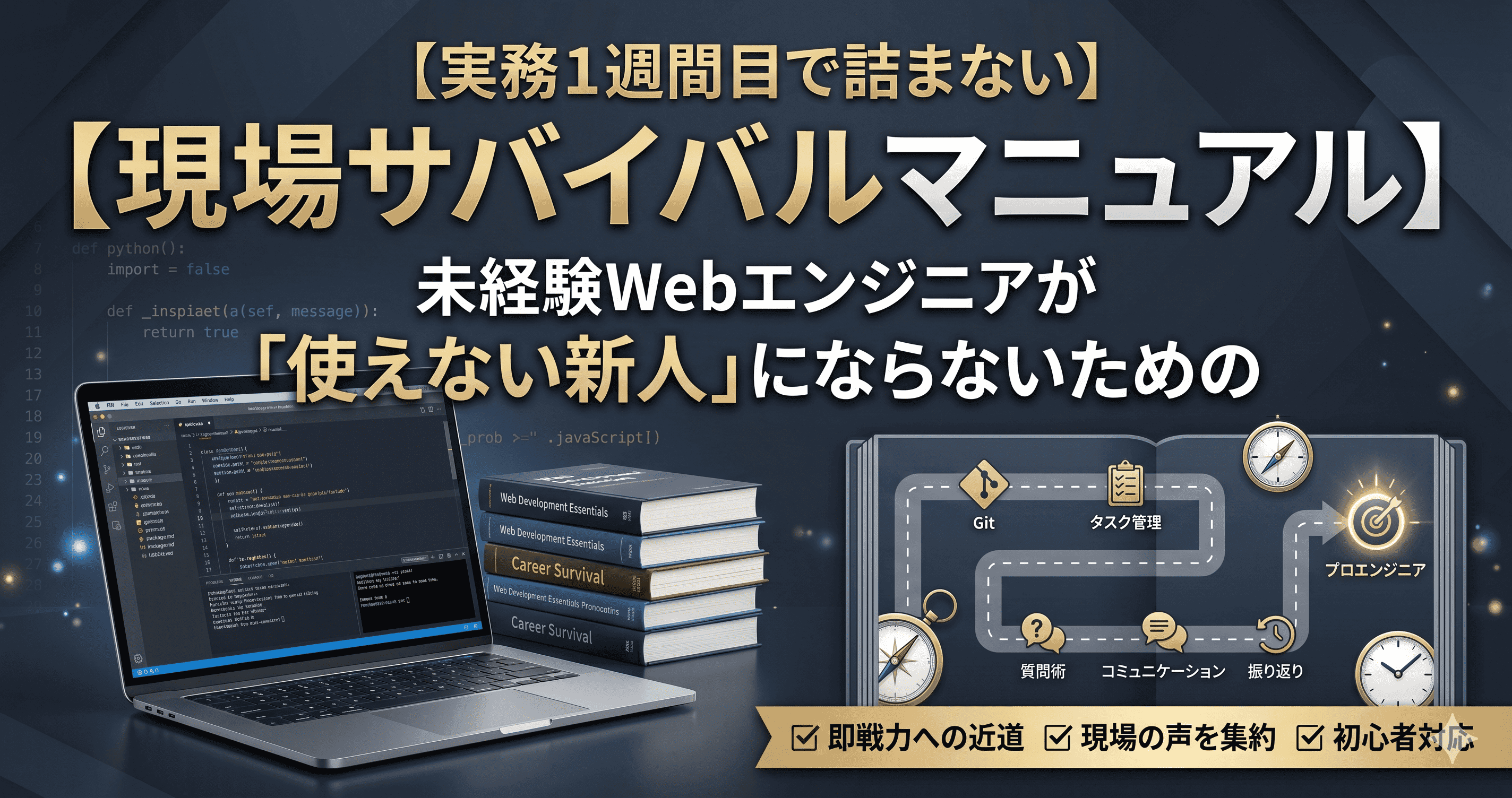 実務1週間で詰まない現場サバイバル術